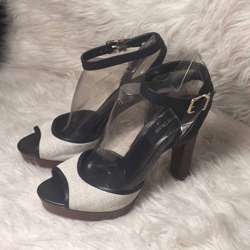 White House black market platform sandals